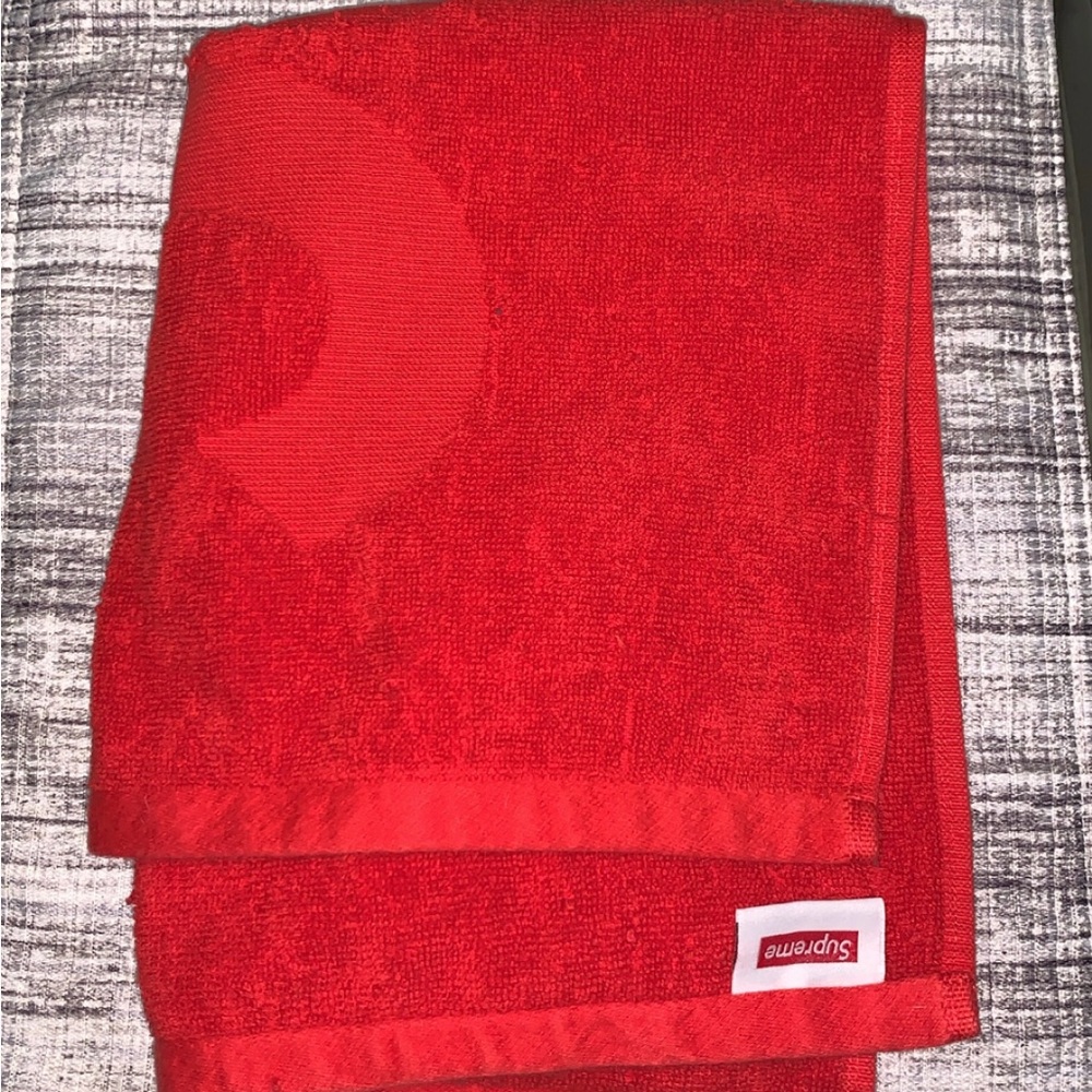 Supreme Red Hand Towel